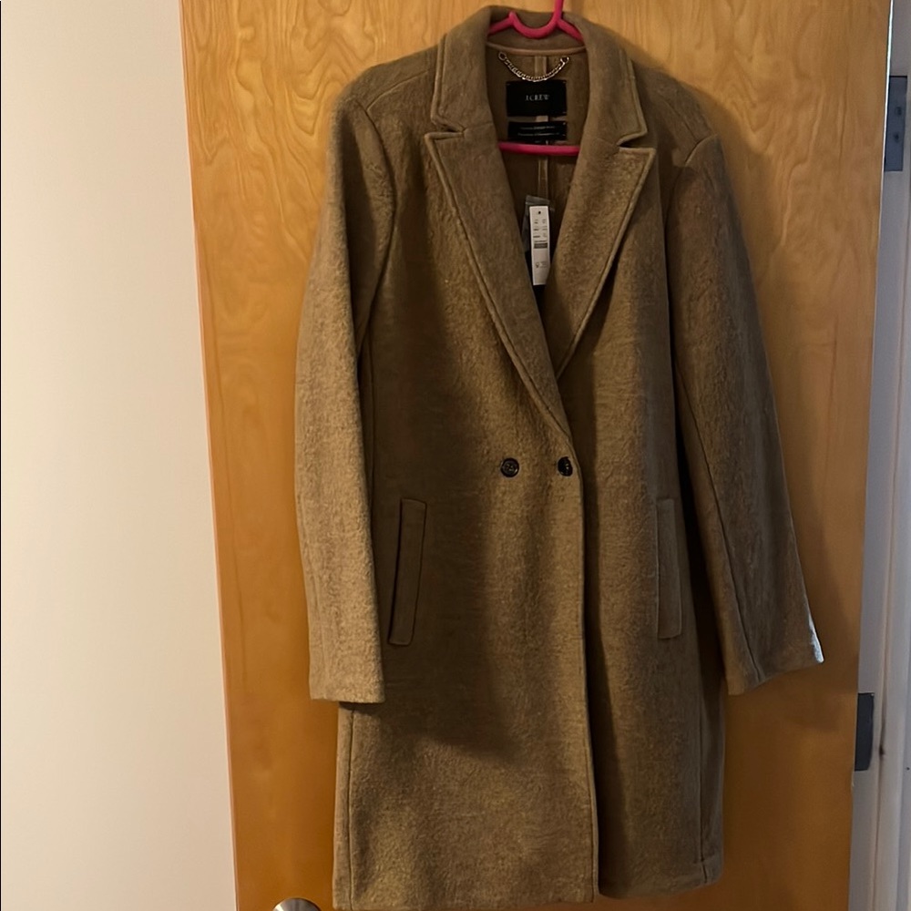 J.Crew Daphne topcoat in Italian boiled wool